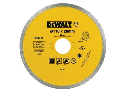Timanttikatkaisulaikka DeWalt DT3714-QZ; 110 mm