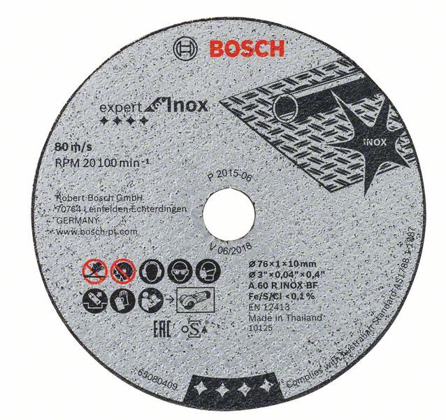Hiova katkaisulaikka Bosch 2608601520; 76x1 mm; 5 kpl.