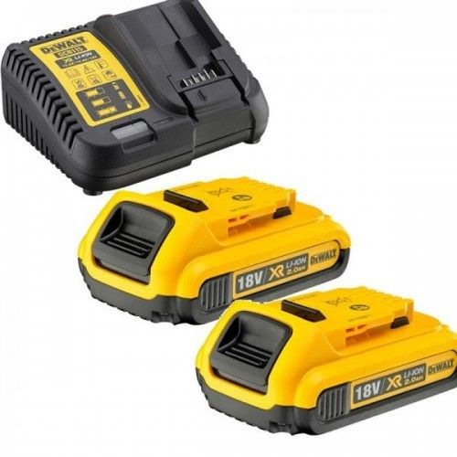 Akku DeWALT DCB183; 18 V; 2,0 Ah; 2 kpl.+ Laturi DCB115