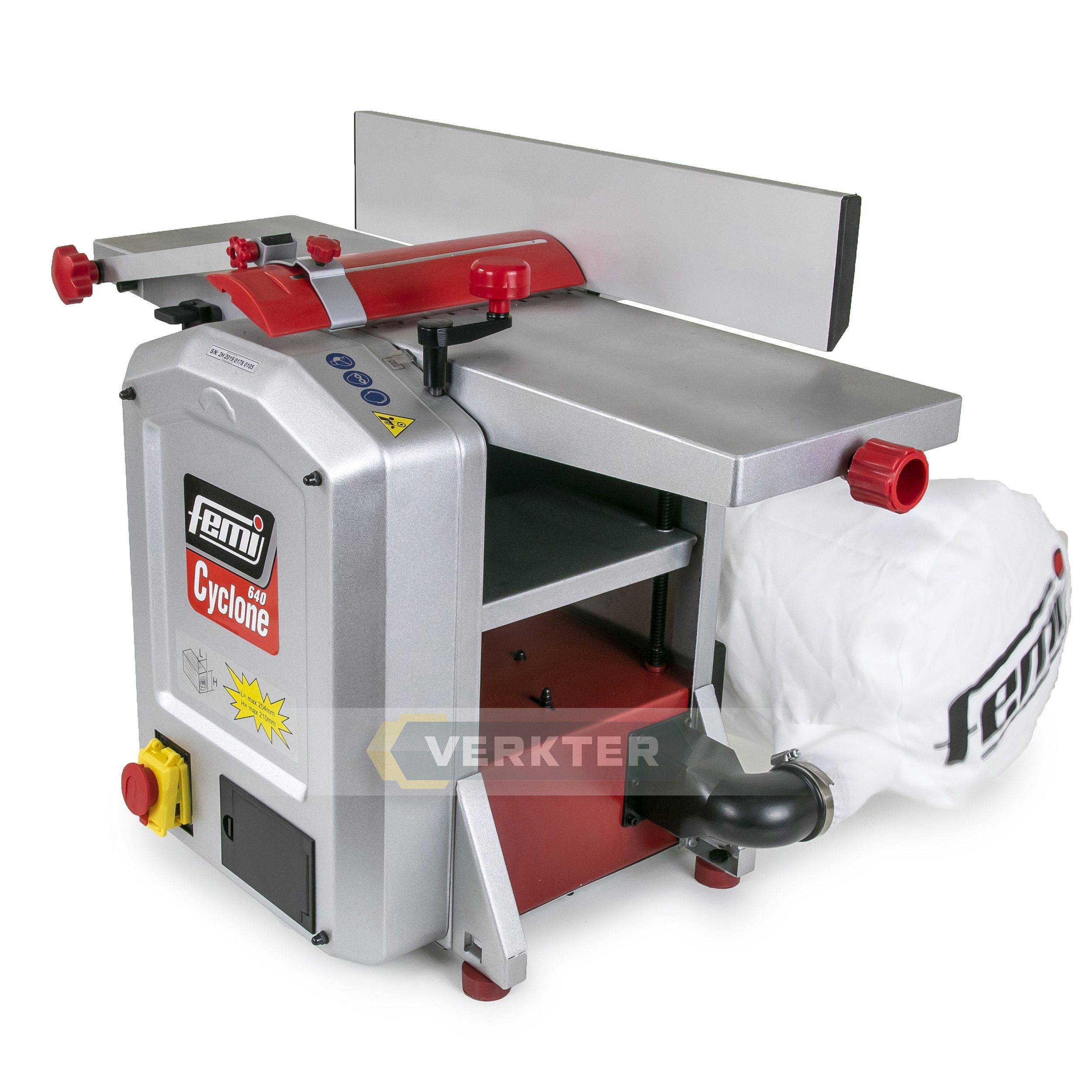 Oiko- ja tasohöylä ''2 in 1'' Femi 640 Cyclone
