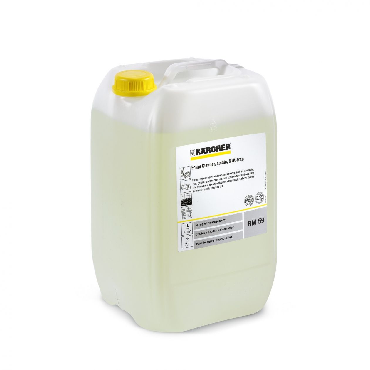Puhdistusaine, happo Karcher RM 59 ASF; 20 l