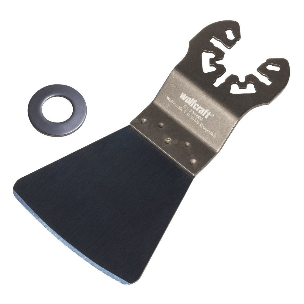 Joustava lasta silikonin tai akryylisaumojen poistoon  Wolfcraft 3998000; 52 mm