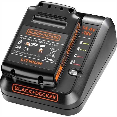Akku Black&Decker BDC1A15; 18 V; 1,5 Ah + latauslaite BDC1A