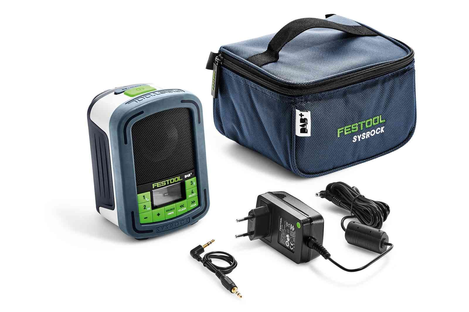 Radio Festool BR 10 DAB +; 10,8-18 V (ilman akkua ja laturia)
