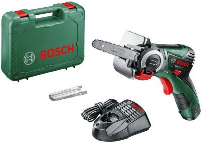 Ketjusaha Bosch EasyCut 12; 12 V; 1x2,5 Ah akku; 6,5 cm laippa