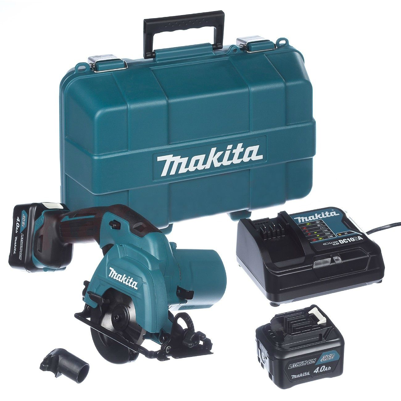 Akkupyörösaha Makita HS301DSME; 10,8 V; 2x4,0 Ah akku