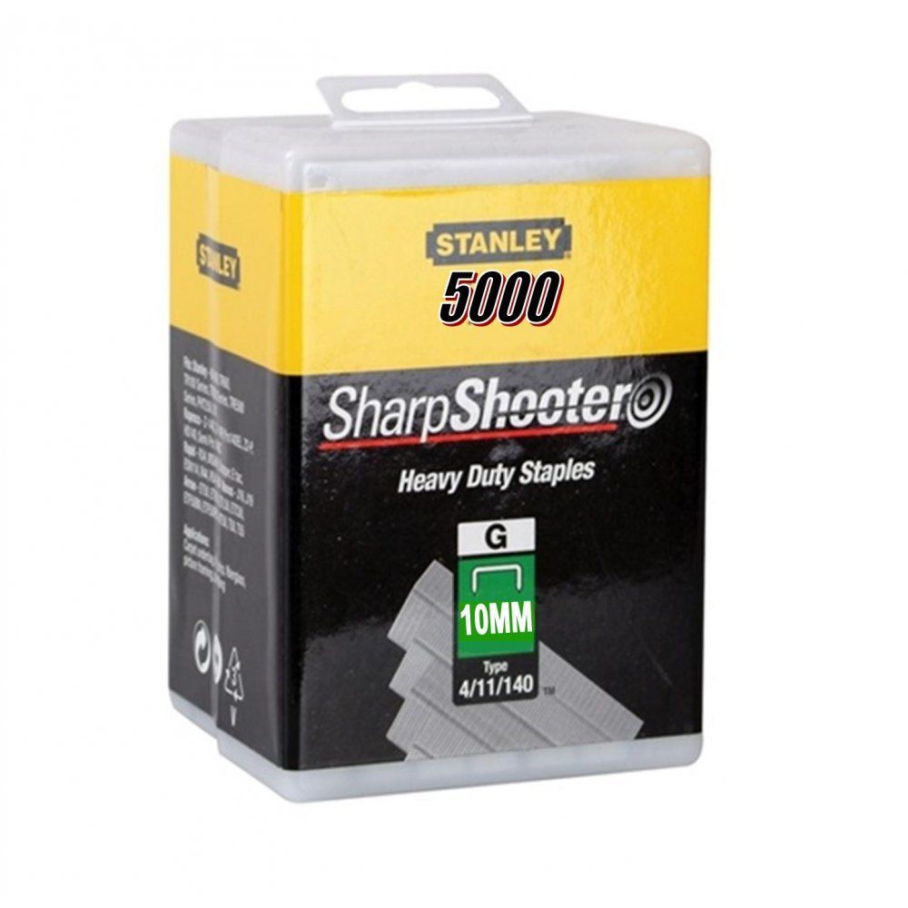 Niitit Stanley 1-TRA706-5T; 10 mm; 5000 kpl.; tyyppi 4/11/140; galvanoitu