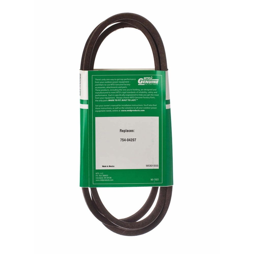 Ajovyö puutarhatraktoreille  MTD 754-04207