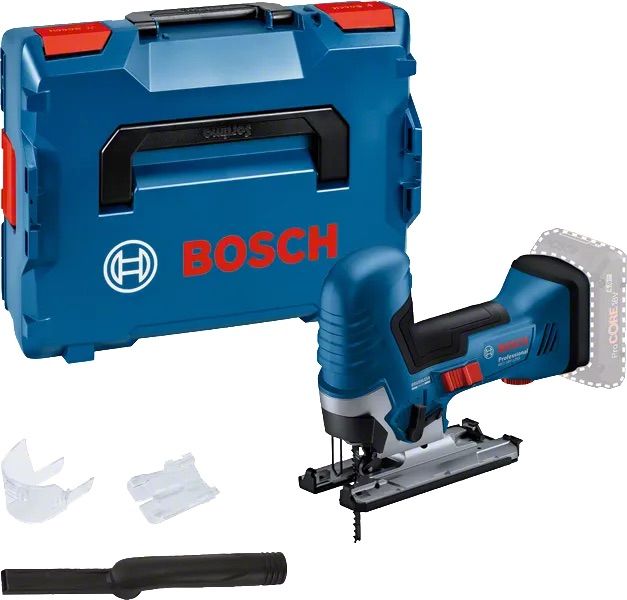 Akkupistosaha Bosch GST 18V-125 S Solo; 18 V (ilman akkua ja laturia) + L-BOXX