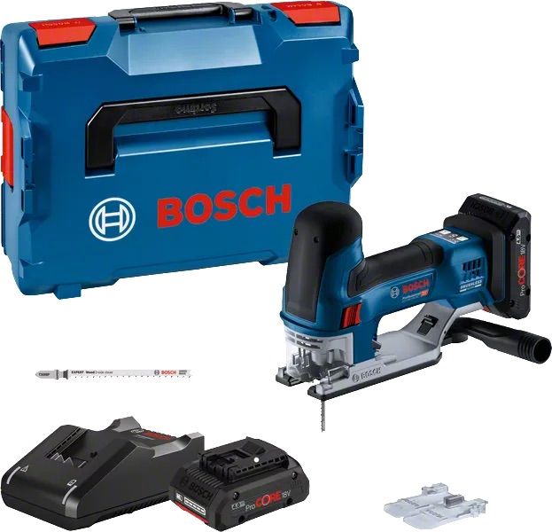 Akkupistosaha Bosch GST 18V-155 SC; 18 V; 2x4,0 Ah akku