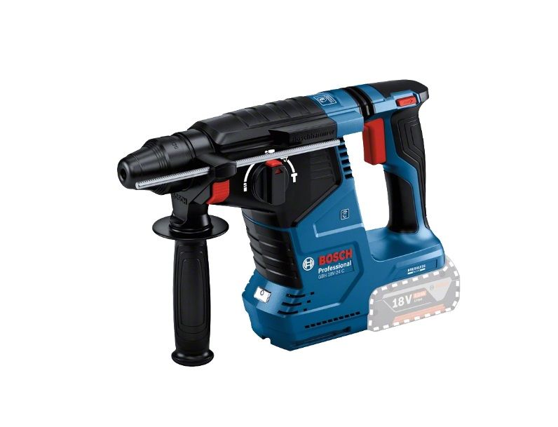 Akkukäyttöinen poravasara Bosch GBH 18V-24 C Professional; 18 V; 2,4 J; SDS-plus (ilman akkua ja laturia)