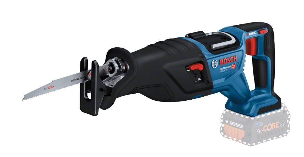 Akkupuukkosaha Bosch GSA 18V-28 Professional; 18 V (ilman akkua ja laturia) + L-BOXX 238