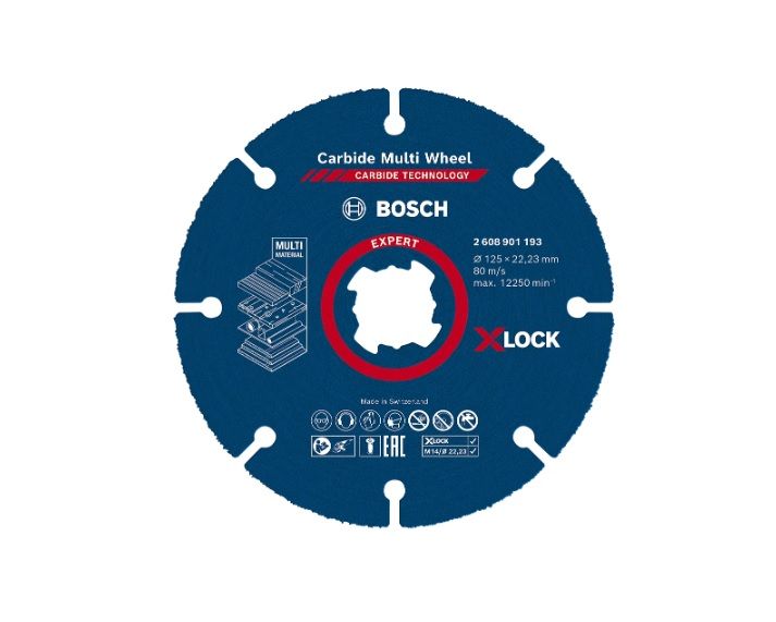 Katkaisulaikka Bosch 2608901193; 125x22,23 mm; X-Lock