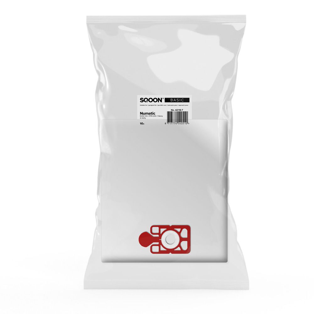 Kangaspölypussi Numatic 42116-T; Numatic NVM 1CH; 10 kpl.