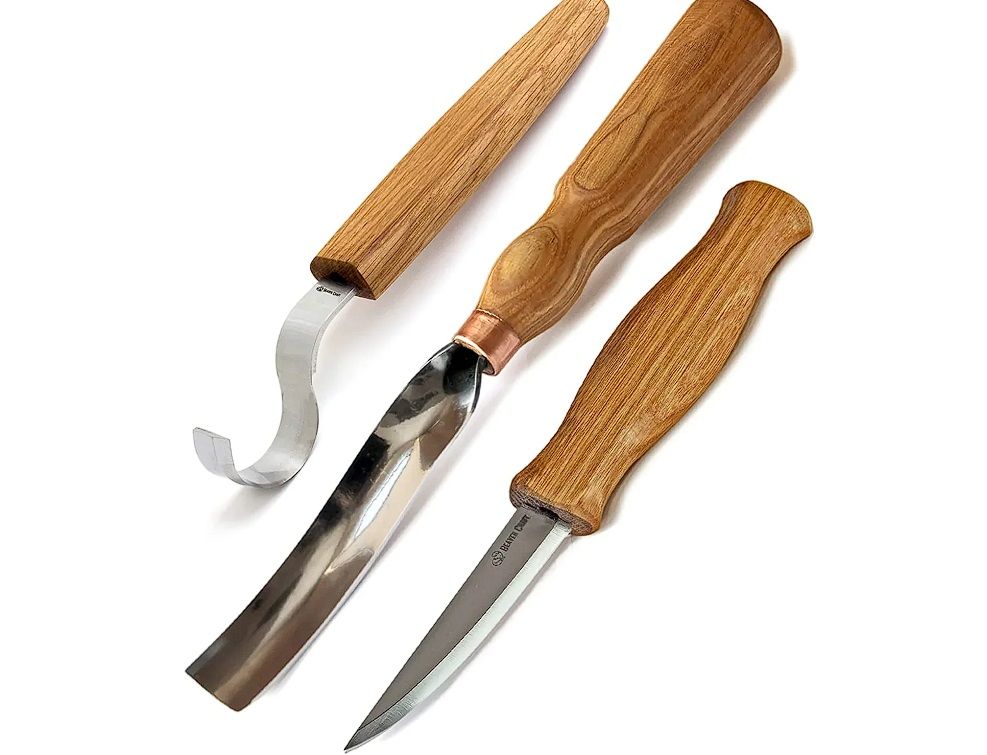 Veistosarja BeaverCraft S14; 3 kpl.; lusikoiden ja muiden puutuotteiden veistämiseen