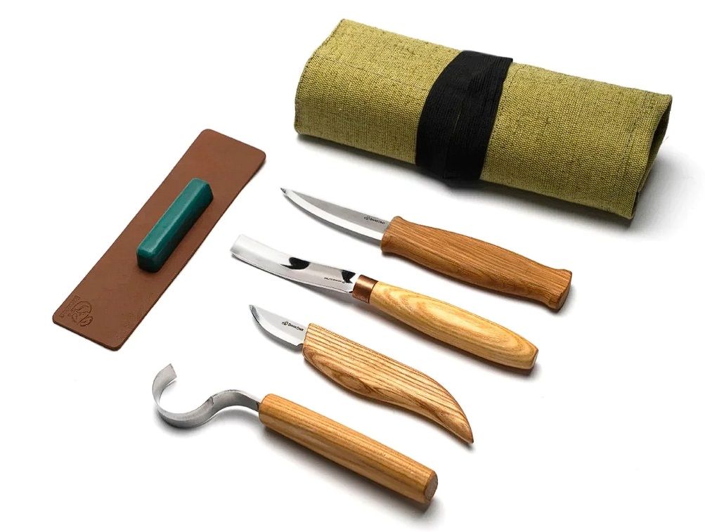 Veistosarja BeaverCraft S43; 6 kpl.; lusikoiden ja muiden puutuotteiden veistämiseen