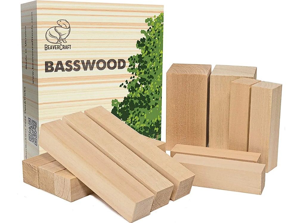 Puinen lusikka-aihio BeaverCraft BW12; 12 kpl.; kaiverrukseen