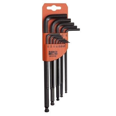 Kuusiokoloavain Bahco BE-9780; 0,050-5/16''; 12 kpl.