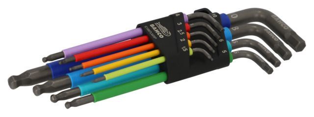 Kuusiokoloavain Bahco C1997LM/9P; 1,5-10 mm; 9 kpl.