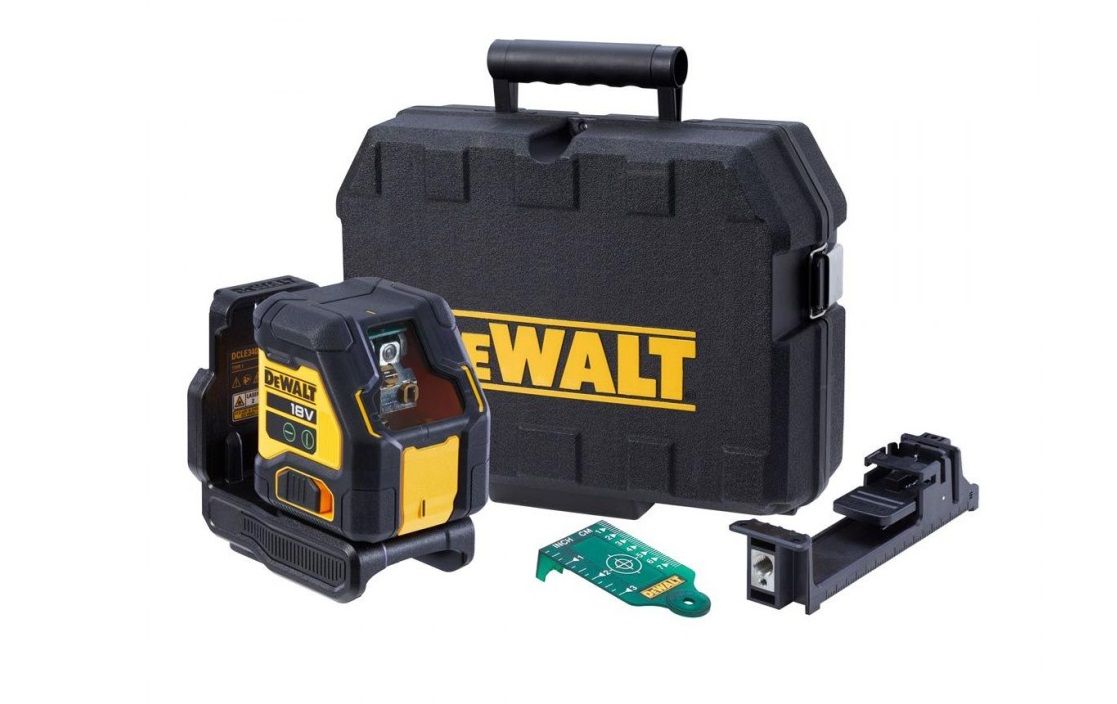 Ristilinjalaser DeWalt DCLE34021N-XJ; 18 V (ilman akkua ja laturia)