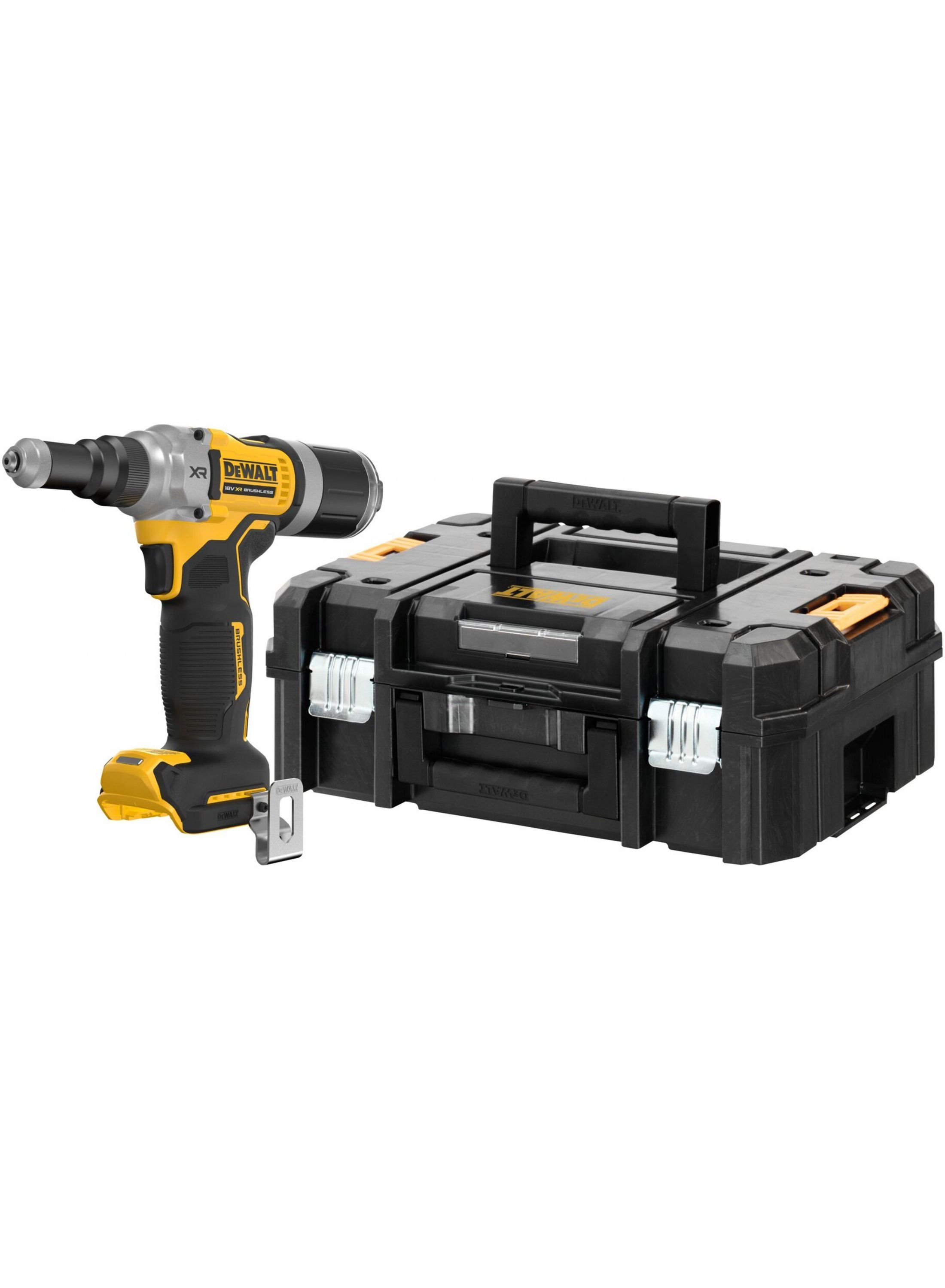 akkukäyttöinen popniittikone DeWalt DCF414NT-XJ; 18 V (ilman akkua ja laturia)