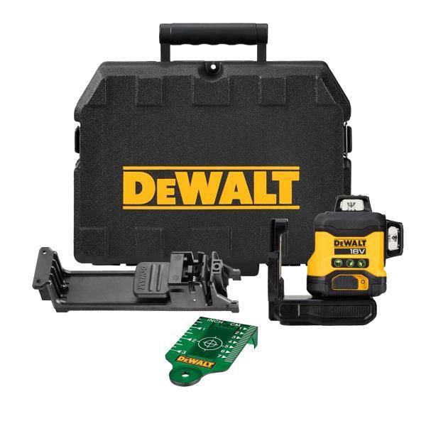 Ristilinjalaser DeWalt DCLE34031N-XJ; 18 V (ilman akkua ja laturia)