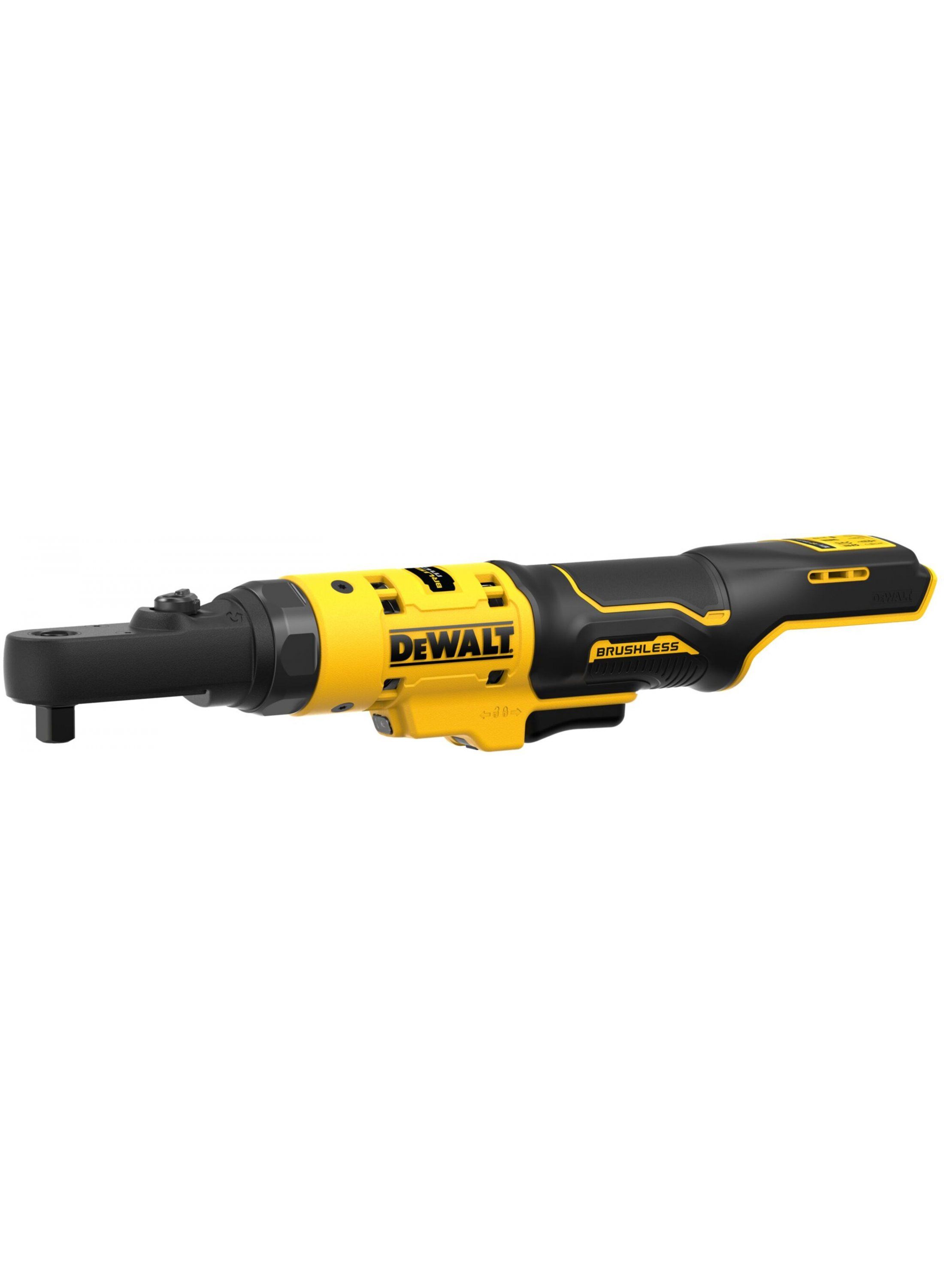 Akkukäyttöinen räikkä DeWalt DCF500N-XJ; 75 Nm; 1/4''; 3/8''; 12 V (ilman akkua ja laturia)
