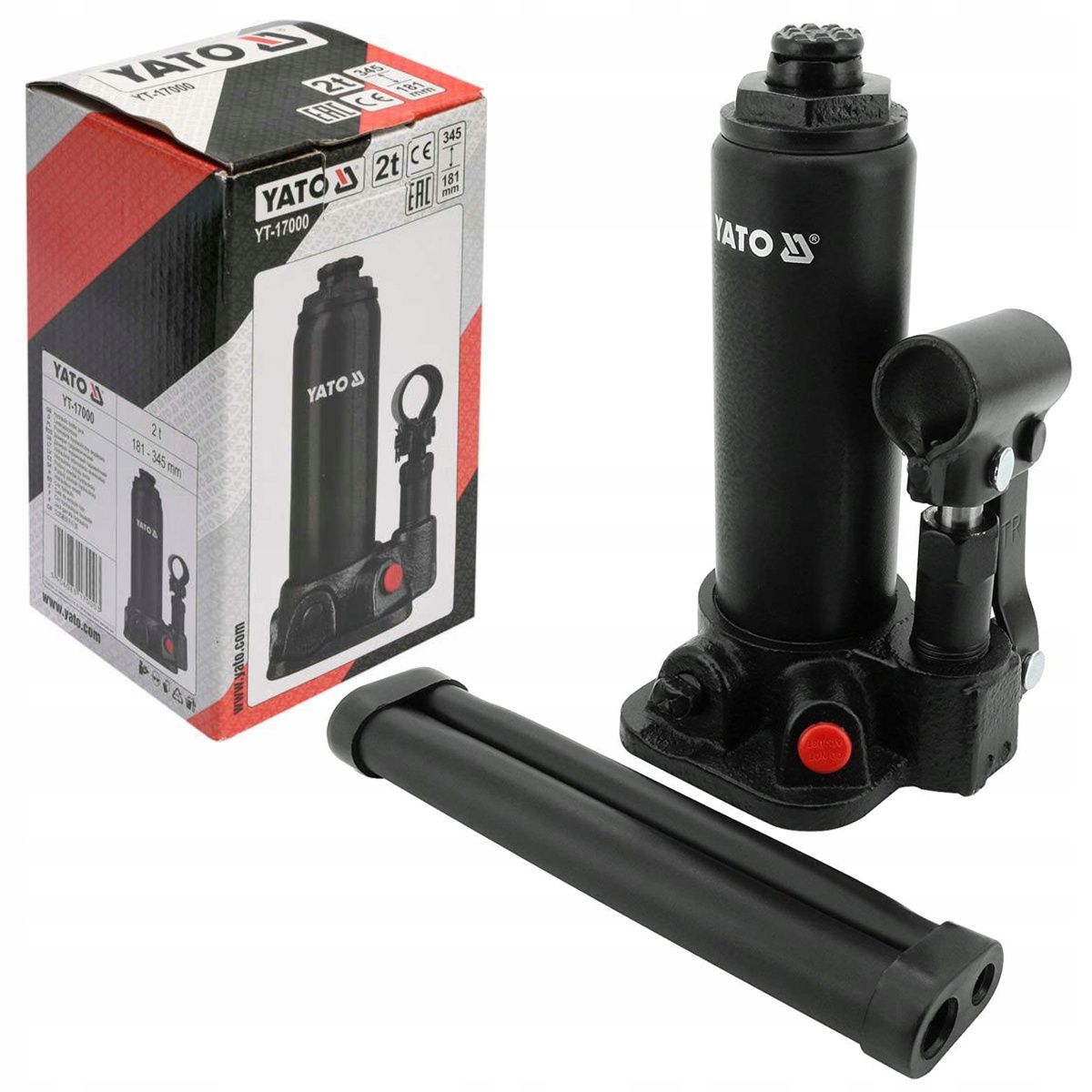 Hydraulipukki Yato YT-17000; 2000 kg