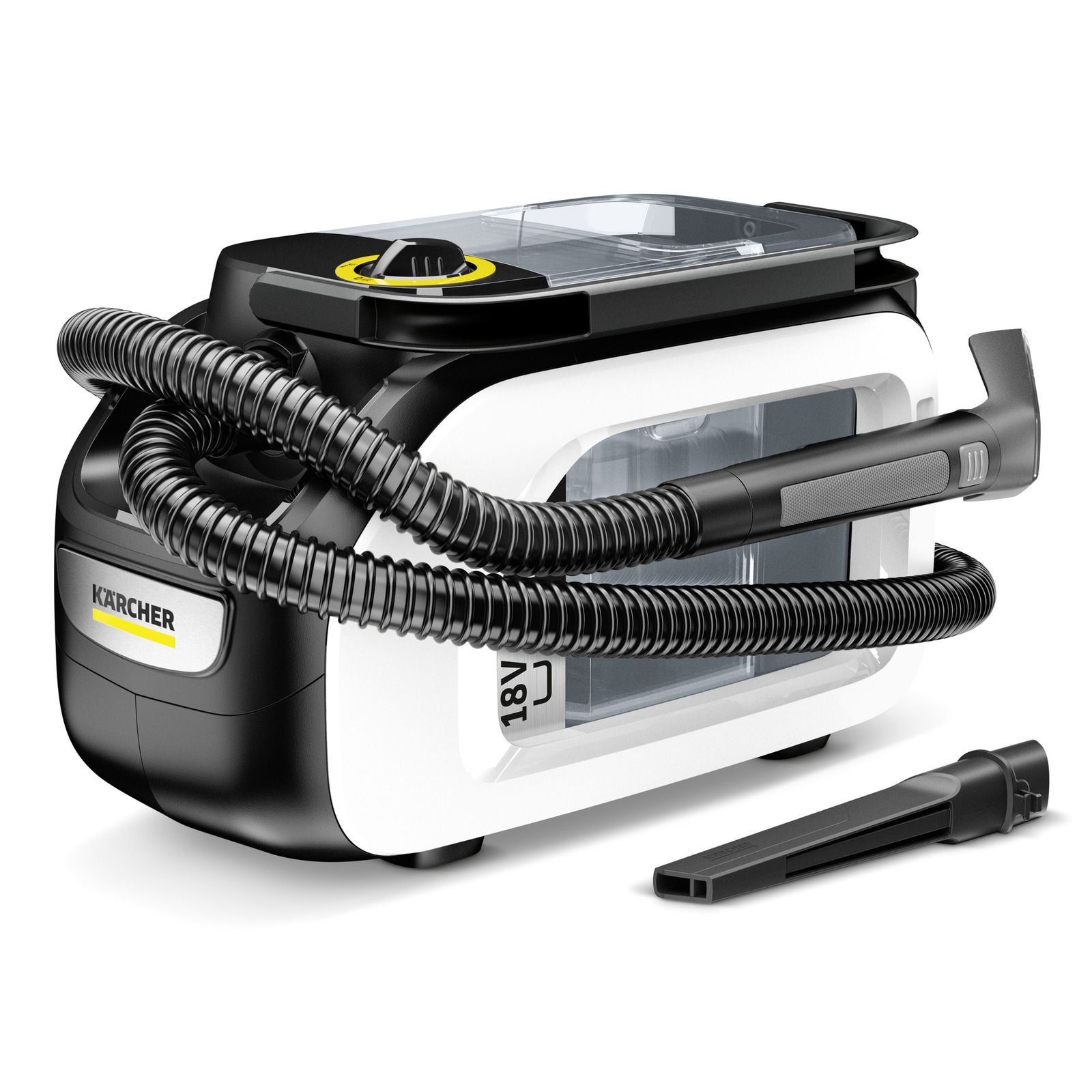 Tekstiilipesuri Karcher SE 3-18 COMPACT (WHITE); 18 V (ilman akkua ja laturia)