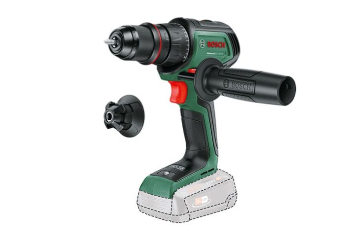 Pora/ruuvinväännin Bosch AdvancedDrill 18V-80 QuickSnap; 18 V (ilman akkua ja laturia)