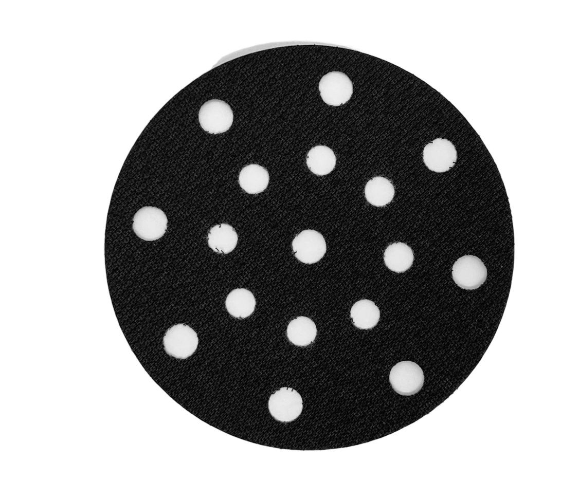 Hionta-, kiillotustyynyn tarra Padeliai 0004; 150 mm; 17 reikää