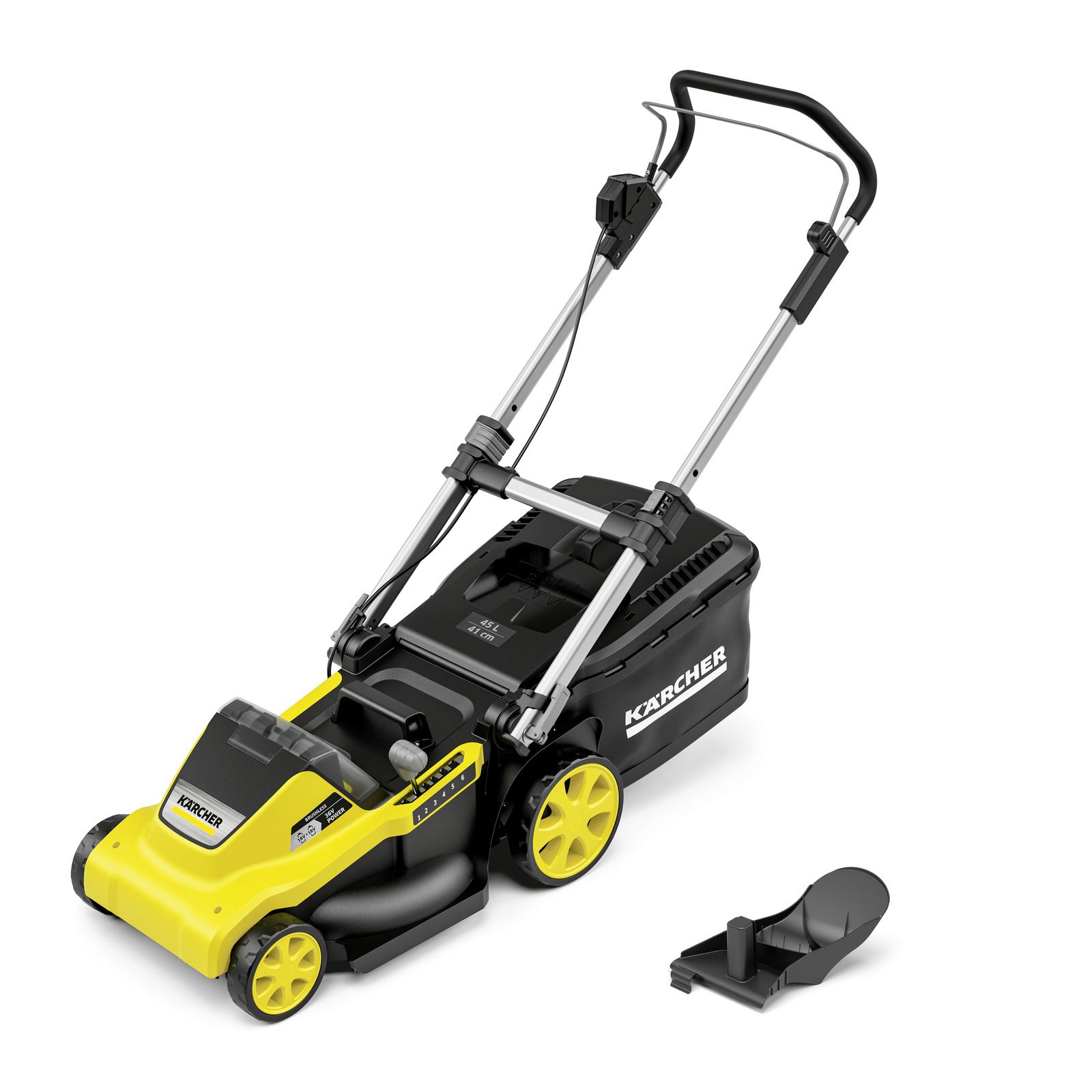 Akkukäyttöinen ruohonleikkuri Karcher LMO 5-18 Dual; 2x18 V (ilman akkua ja laturia)