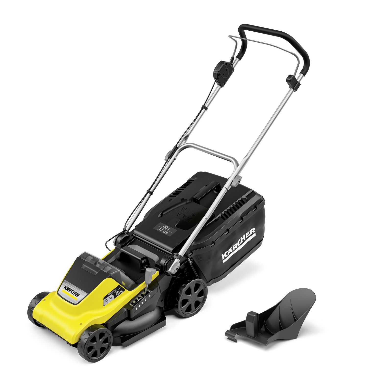 Akkukäyttöinen ruohonleikkuri Karcher LMO 4-18 Dual; 2x18 V (ilman akkua ja laturia)