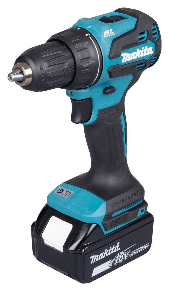 Pora/ruuvinväännin Makita DDF490RTJ; 18 V; 2x5,0 Ah akku