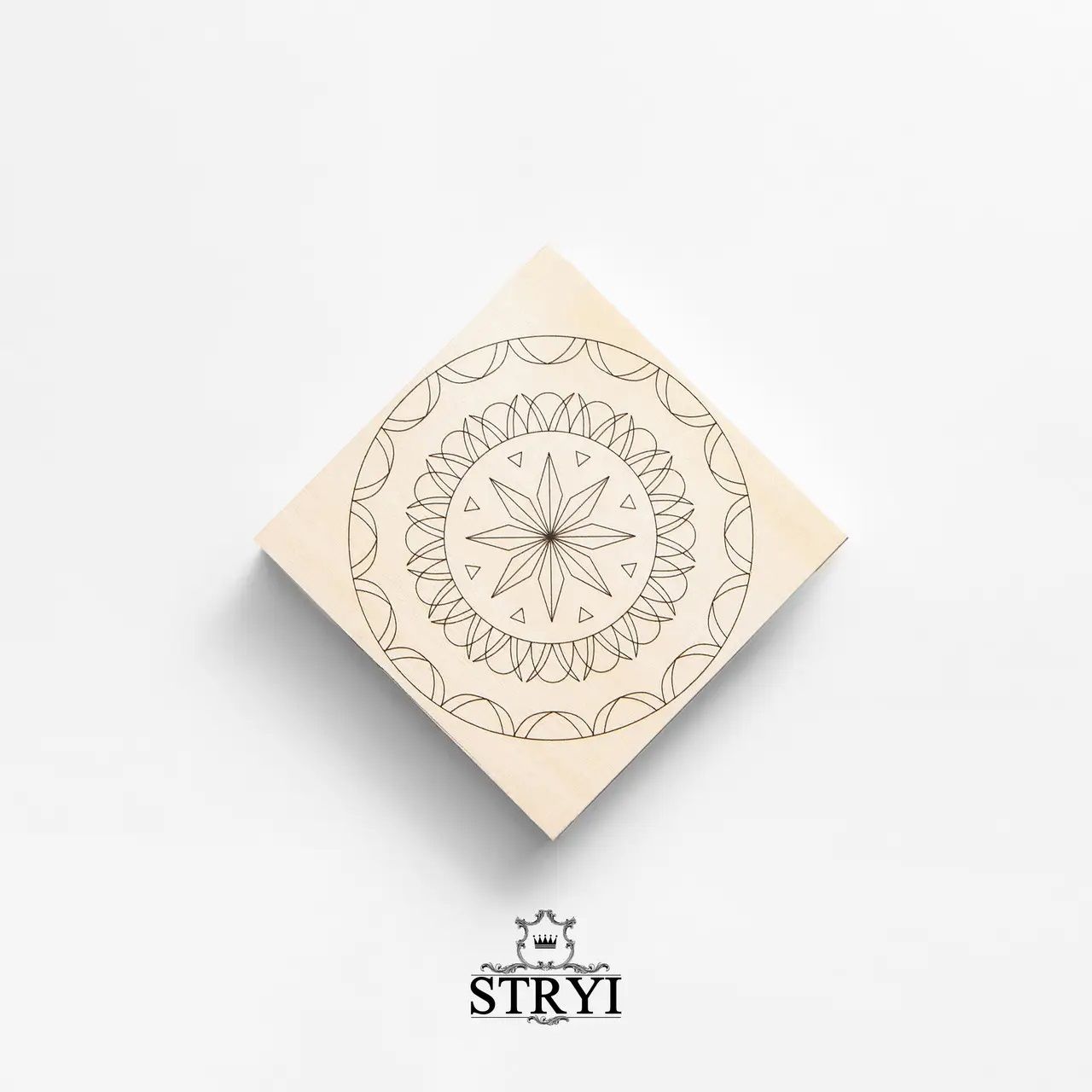 Puinen lusikka-aihio STRYI; 100x100x20 mm;