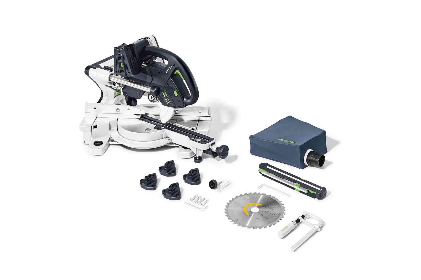 Katkaisu- ja jiirisaha Festool KSC 60 EB-Basic KAPEX; 2x18 V (ilman akkua ja laturia)