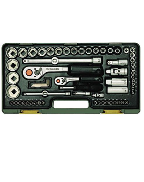 Työkalusarja  Proxxon 1/4''+1/2''; 65 kpl.