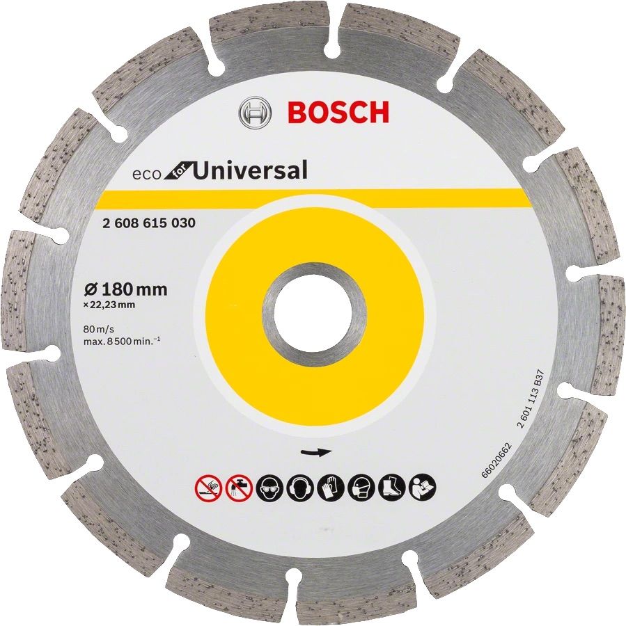 Timanttikatkaisulaikka Bosch 2608615030; 180 mm