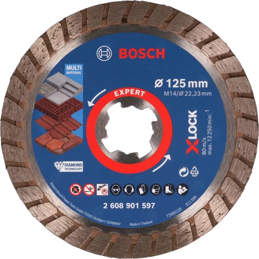 Timanttikatkaisulaikka Bosch 2608901597; 125 mm
