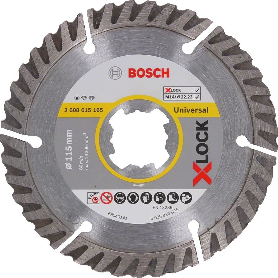 Timanttikatkaisulaikka Bosch 2608615246; 115 mm; 2 kpl.