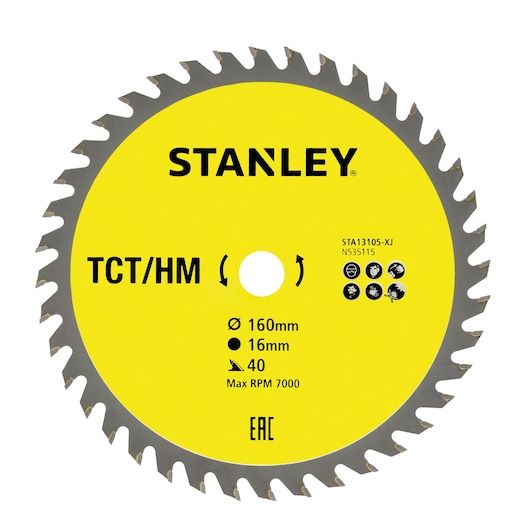 Katkaisulaikka Stanley STA13105-XJ; 160x16 mm; Z40