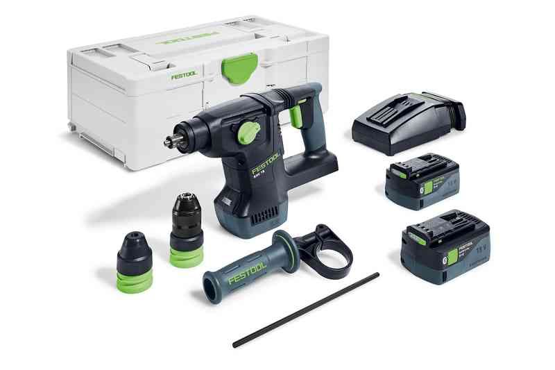 Poravasara Festool KHC 18 5,0 EBI-Plus; 18 V; 2,6 J; SDS-plus; 2x5,0 Ah akku