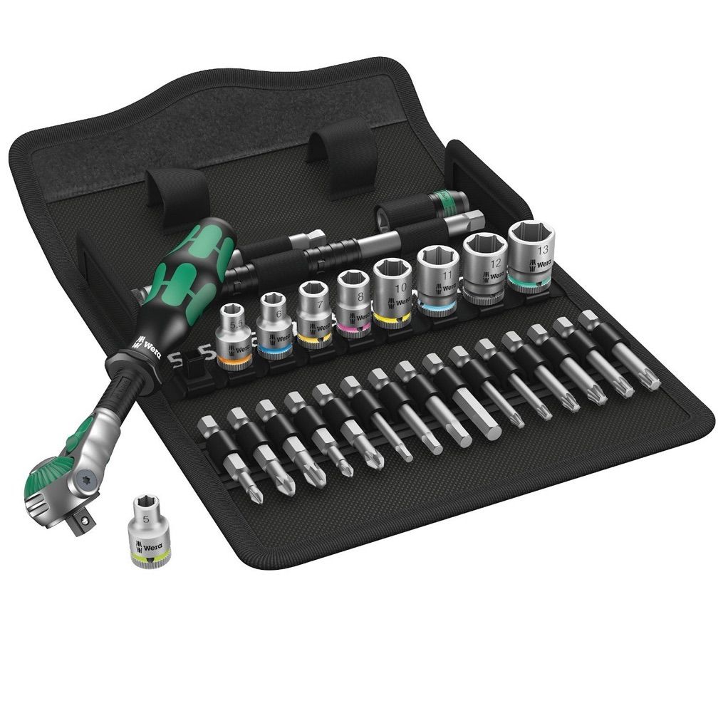 Työkalusarja  Wera 8100 SA 6 Zyklop Speed; 1/4''; 28 kpl.