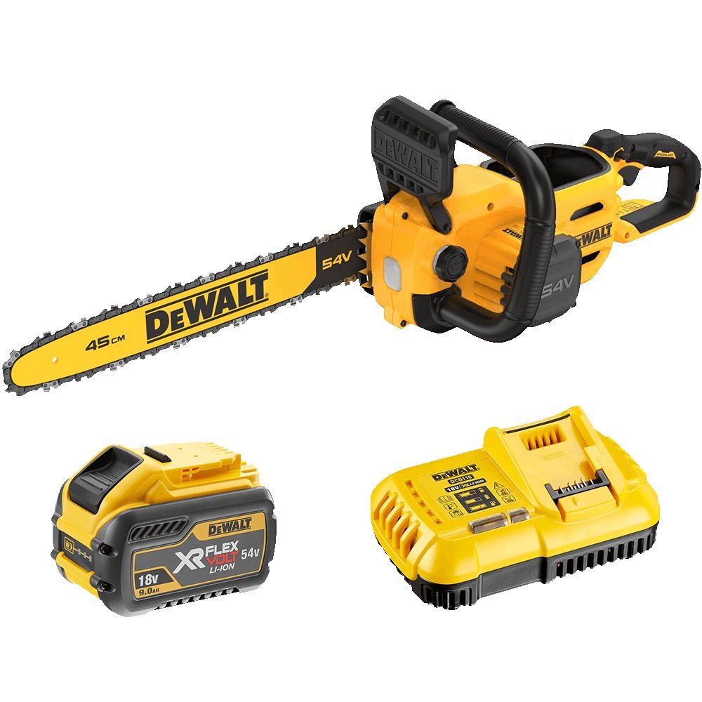 Ketjusaha DeWalt DCMCS574X1-QW; 54 V; 1x9,0 Ah; 45 cm nauha