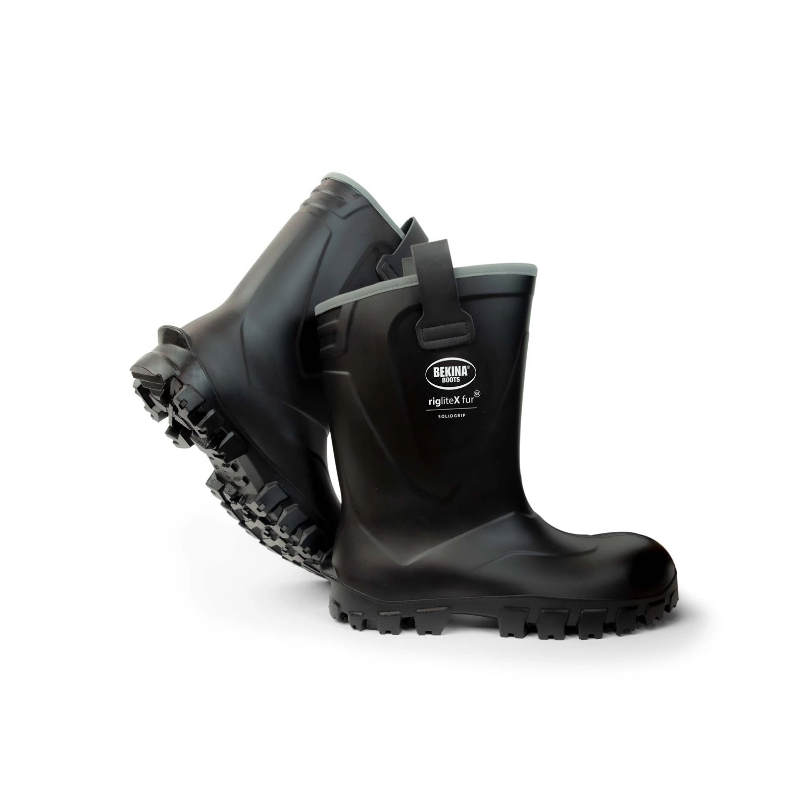 Kumisaappaat Bekina RigliteX fur Solid Grip S5; 42; musta