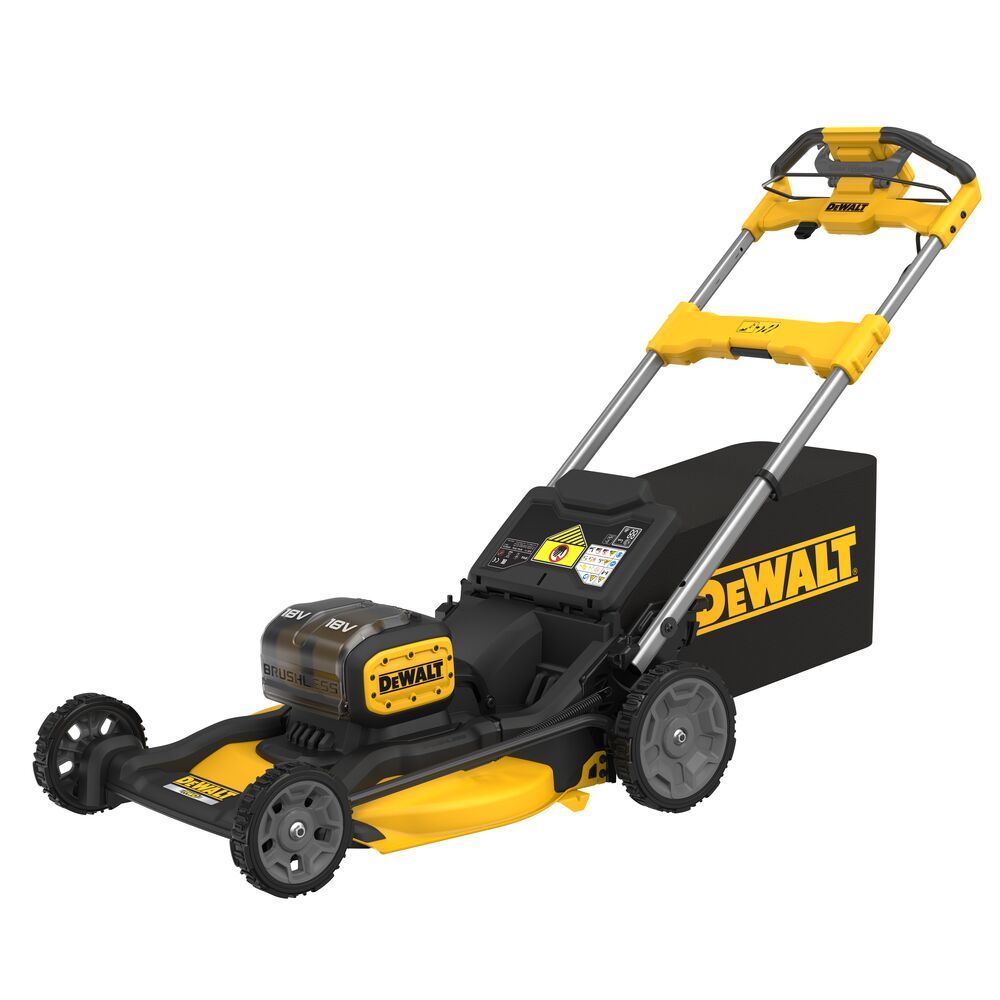 Akkukäyttöinen ruohonleikkuri itsevetävä DeWalt DCMWSP156N-XJ; 2x18 V (ilman akkua ja laturia)