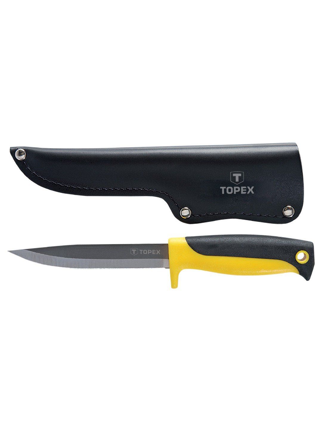 Veitsi kotelolla Topex 98Z103; 120 mm