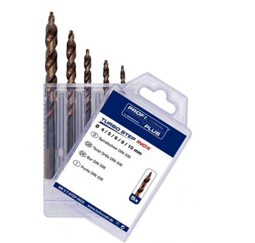 Poranteräsarja Bohrcraft BC12031330005; 4-10 mm; 5 kpl.