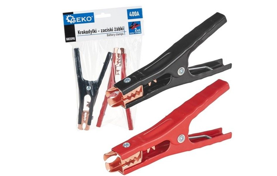 Käynnistysklemmarit Geko G03598; 400 A