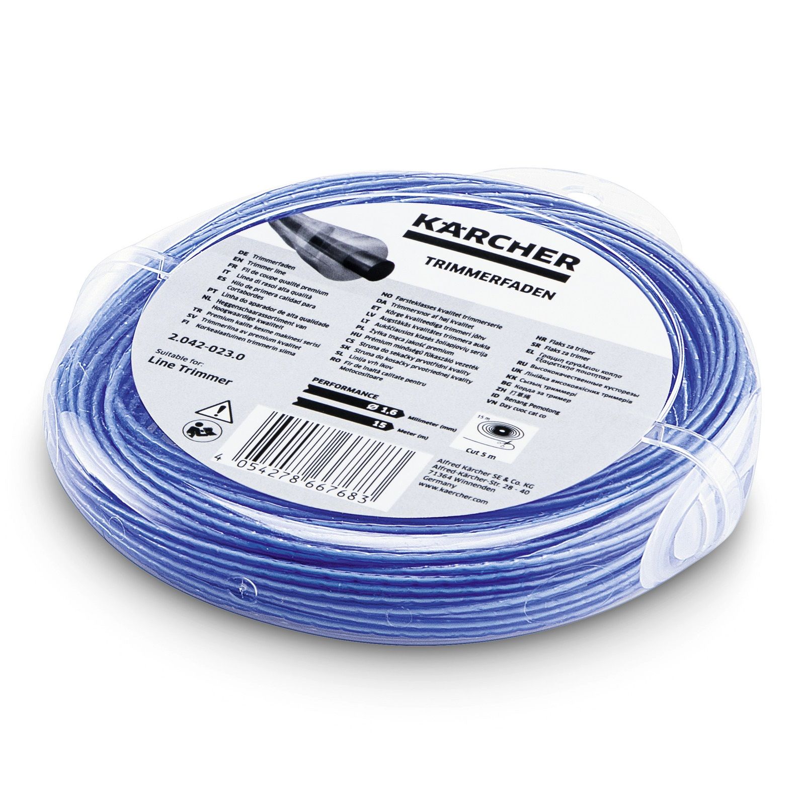 Leikkuulanka Karcher 2.042-023.0; 1,6 mm; 15 m